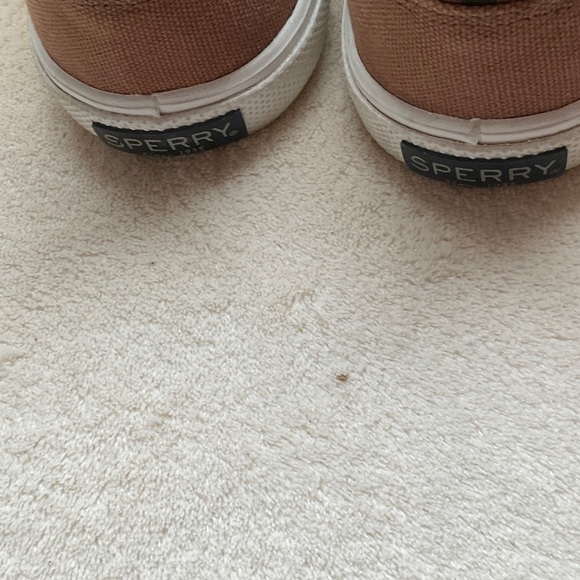 Sperry Men's Tan Canvas Sneakers - Picture 8 of 9